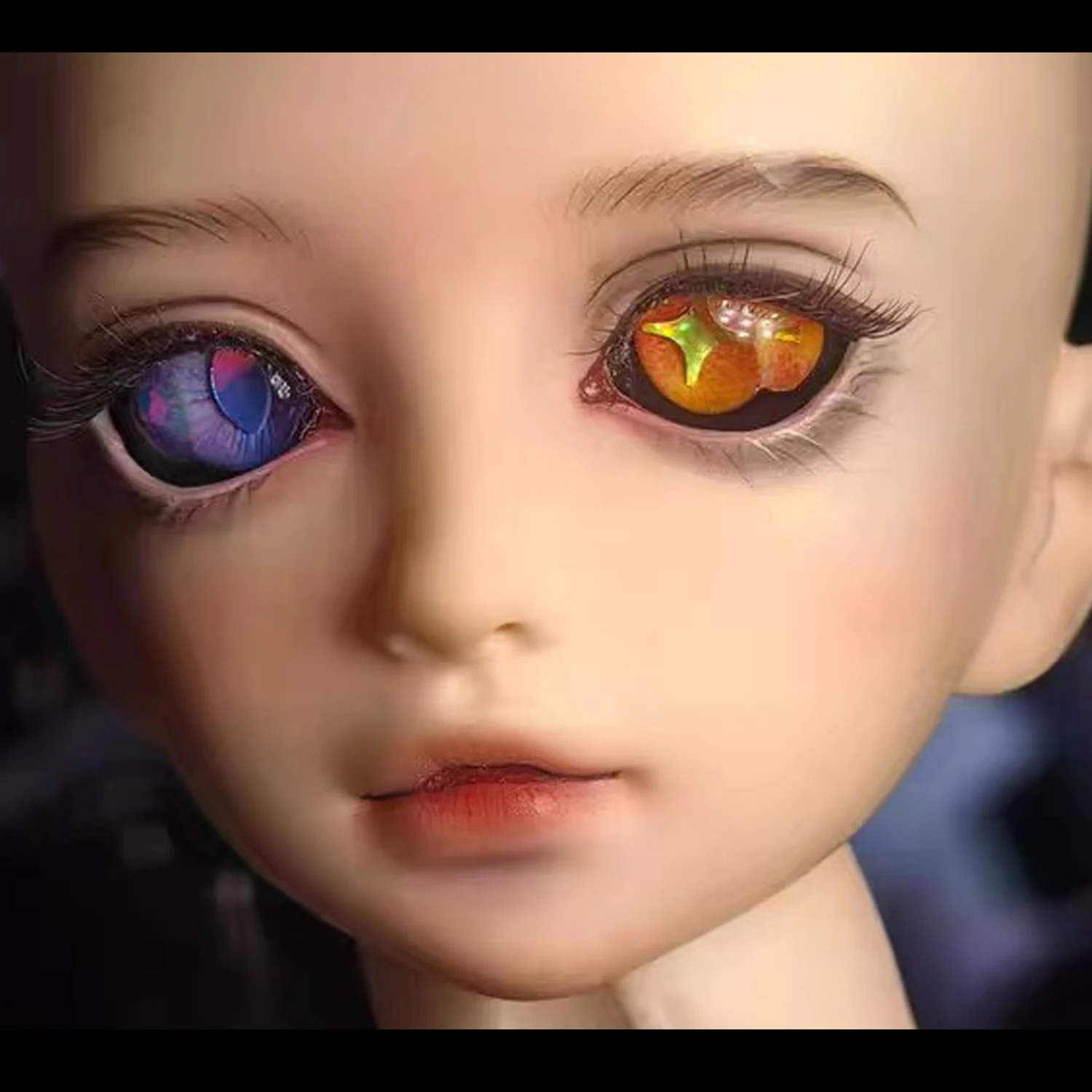 

Doll Eyes Resin Double Pupil Eyes 14mm DIY Handmade Doll Accessories Eyeball For 1/4 1/6 1/3 BJD SD Doll Eyes For Girls