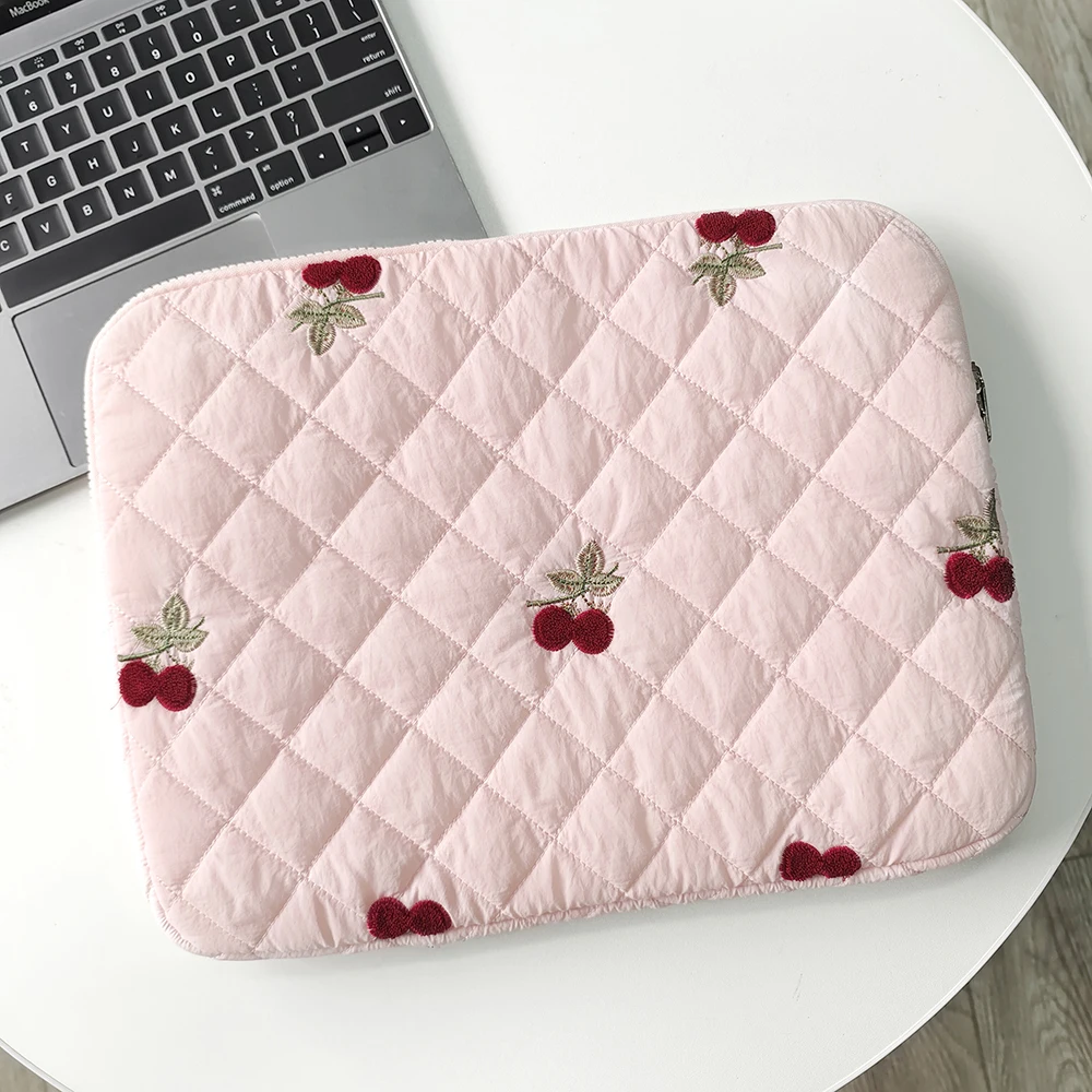 Cute Laptop Case 13 14 15 16 Inch for Macbook Air/Pro Laptop Sleeve Soft Pouch for Xiaomi, Lenovo Girl Notebook Bag Computer Bag