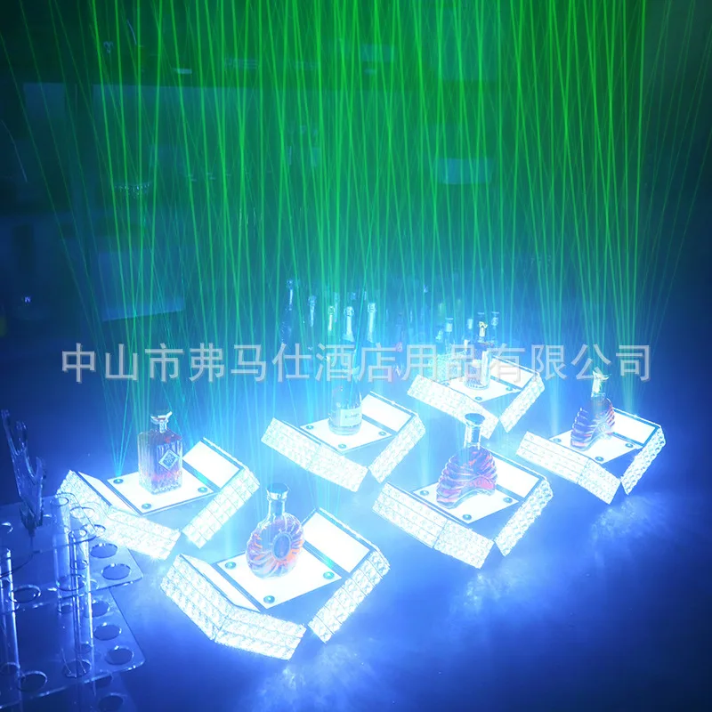 Spade A Champagne King Display Rack for Wine Bar Written Laser XO Wine Rack Display Bar