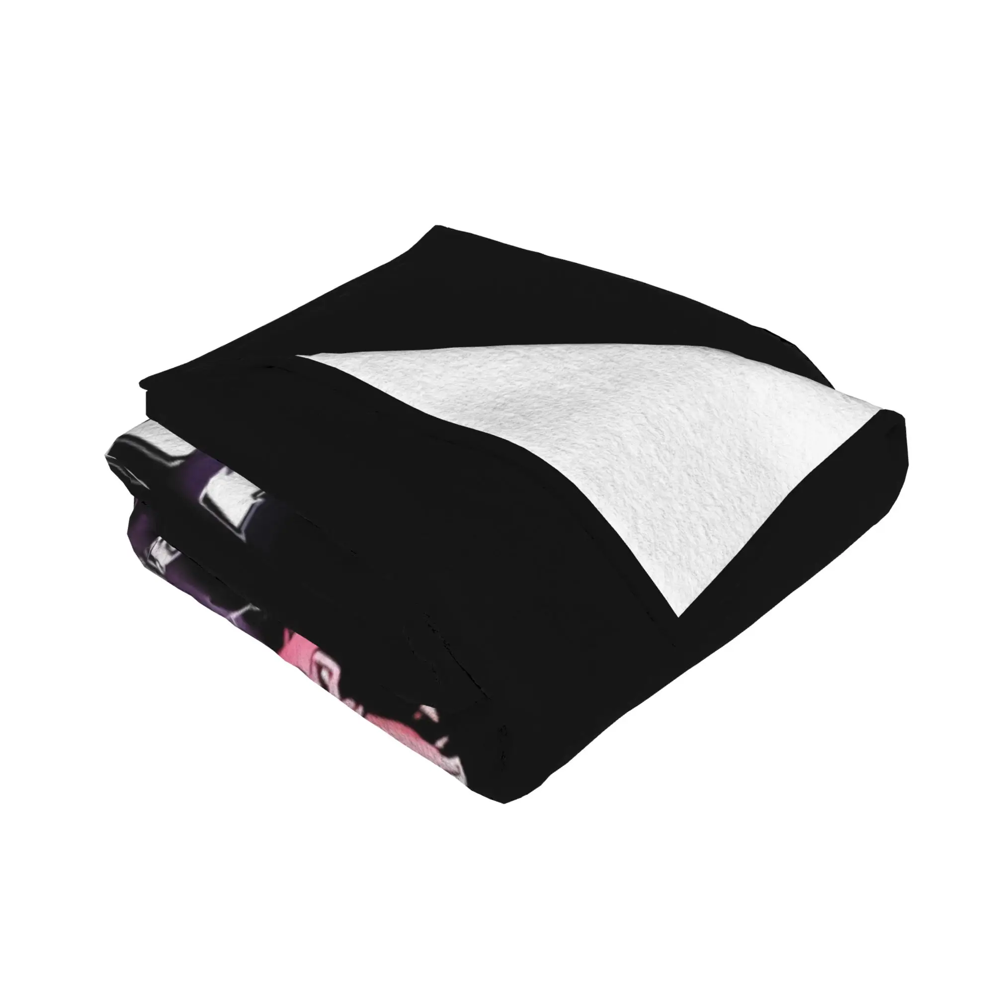 1PC home Cutecore Lil Rap Collage Hip Hop Rapper Lil Baby Blanket Super Cosy Plush Home Living Room Sofa halloween