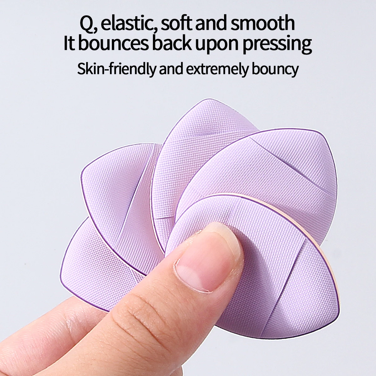 100 قطعة من أدوات مكياج السفر المحمولة، وسادة هوائية صغيرة، نفخة مسحوق الإبهام، نفخة مسحوق كونسيلر للوجه جافة ورطبة قابلة للاستخدام