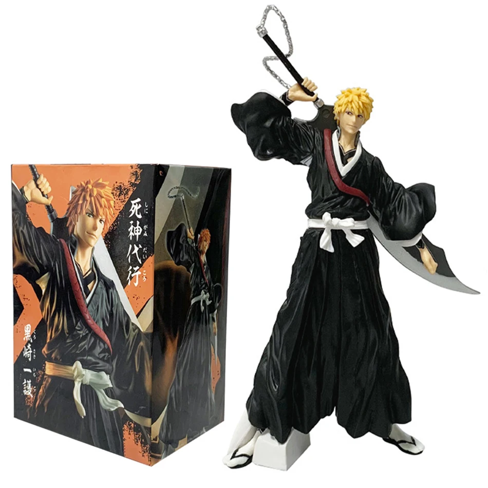 Anime Bleach Kuchiki Byakuya Kurosaki Ichigo Anime-Figur Spielzeug Actionfigur Toushirou Figurine Statue PVC-Modell Weihnachtsgeschenk