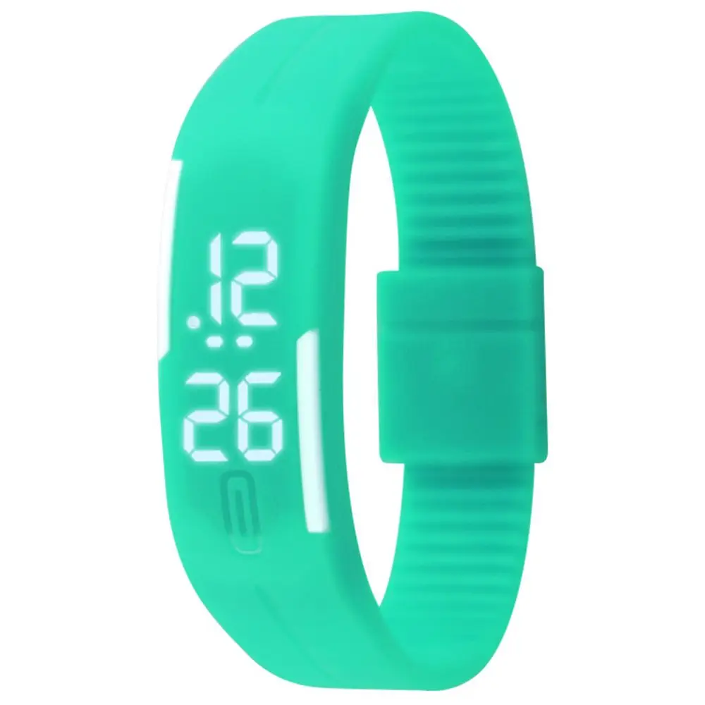 

Waterproof Wristband Bracelet Silicone Kids Touch Digital Watch LED Touch Wrist Watch Sports Wristwatches Electronic Watch
