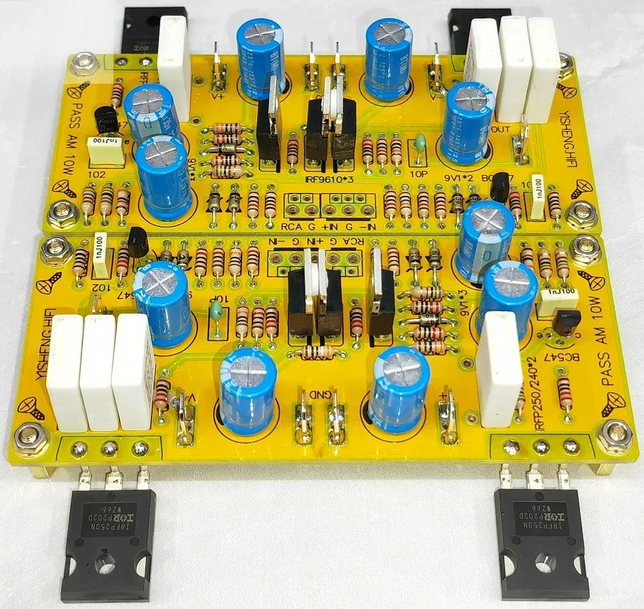 PASS AM Single End Class A Amplifier 10W Small A Balanced Input (Set of 2)