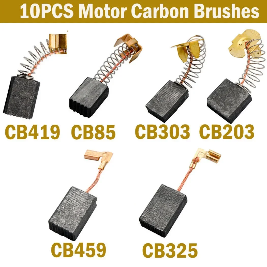 10pcs Carbon Brushes CB325 CB459 CB303 CB419 CB203 CB85 For Makita Angle Grinder GA5030 Power Tool Accessories