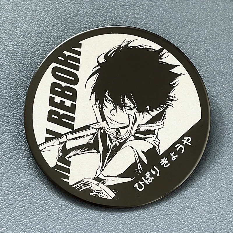 Family Teachers REBORN! Metal Bar, Sawada Tsunayoshi, Hibari Kyouya, Anime Peripheral Hayato Gokudera Mirror Plane Badge Gift