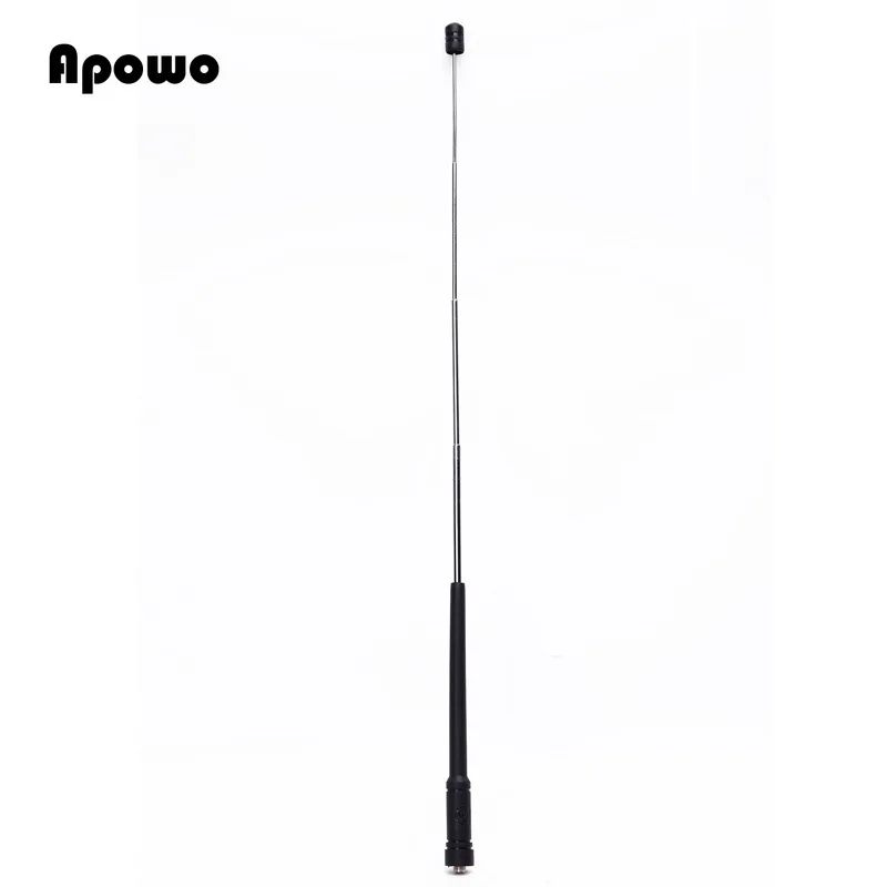 Baofeng-antena telescópica de cinco secciones para walkie-talkie, alta ganancia, adecuada para BF-888S y BF-UV5R