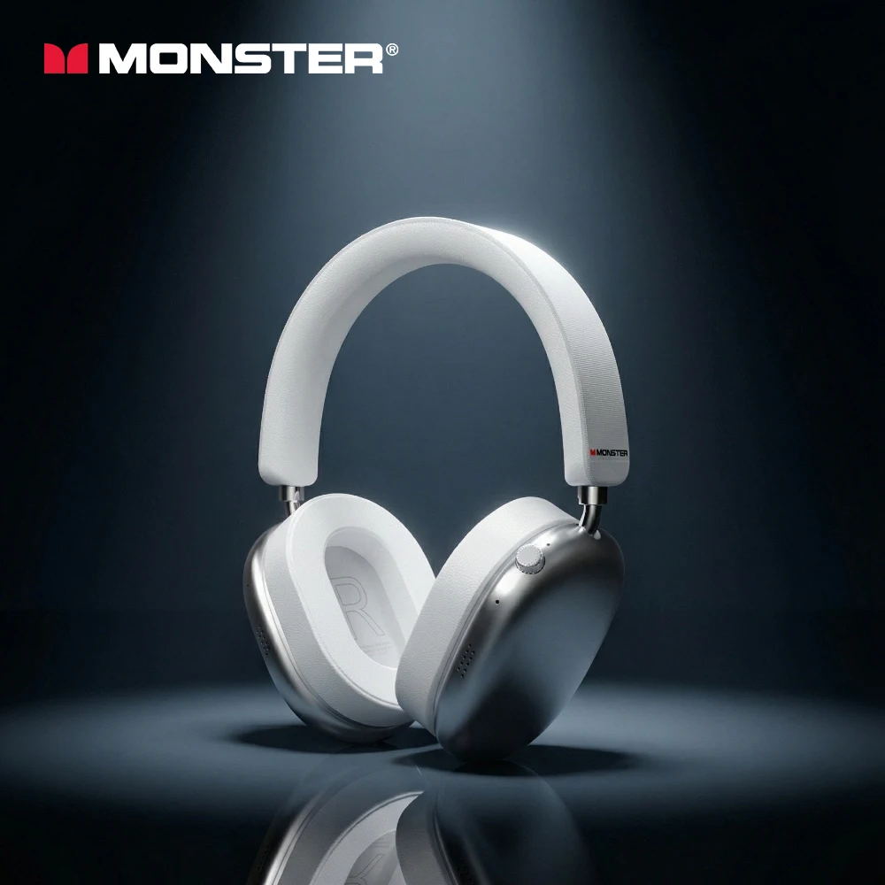 Monster AH100 ANC ワイヤレス Bluetooth 6.0 オーバーイヤー