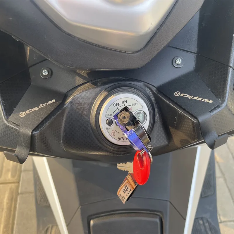 Motorcycle Front Luggage Hook Bracket Bag Hang Holder Cargo Frame Storage Hanger Hook for SYM CRUISYM 300 Aluminum Accessories view 2