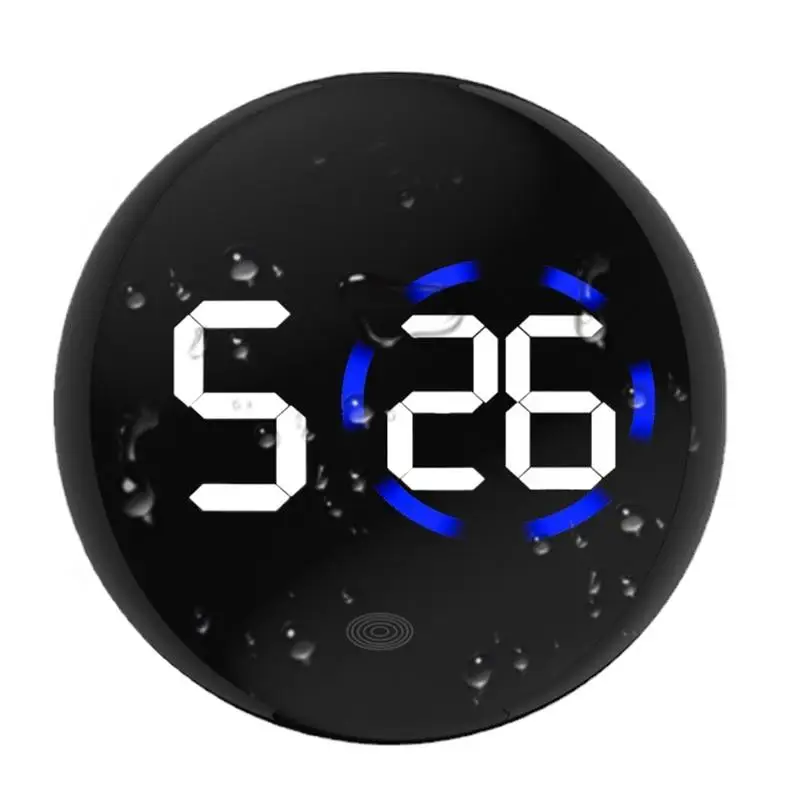 

Car Dashboard Clock Car Stick On Clock Waterproof Adjustable Volume Battery Operated Digital Clock For Home Travel Hiking