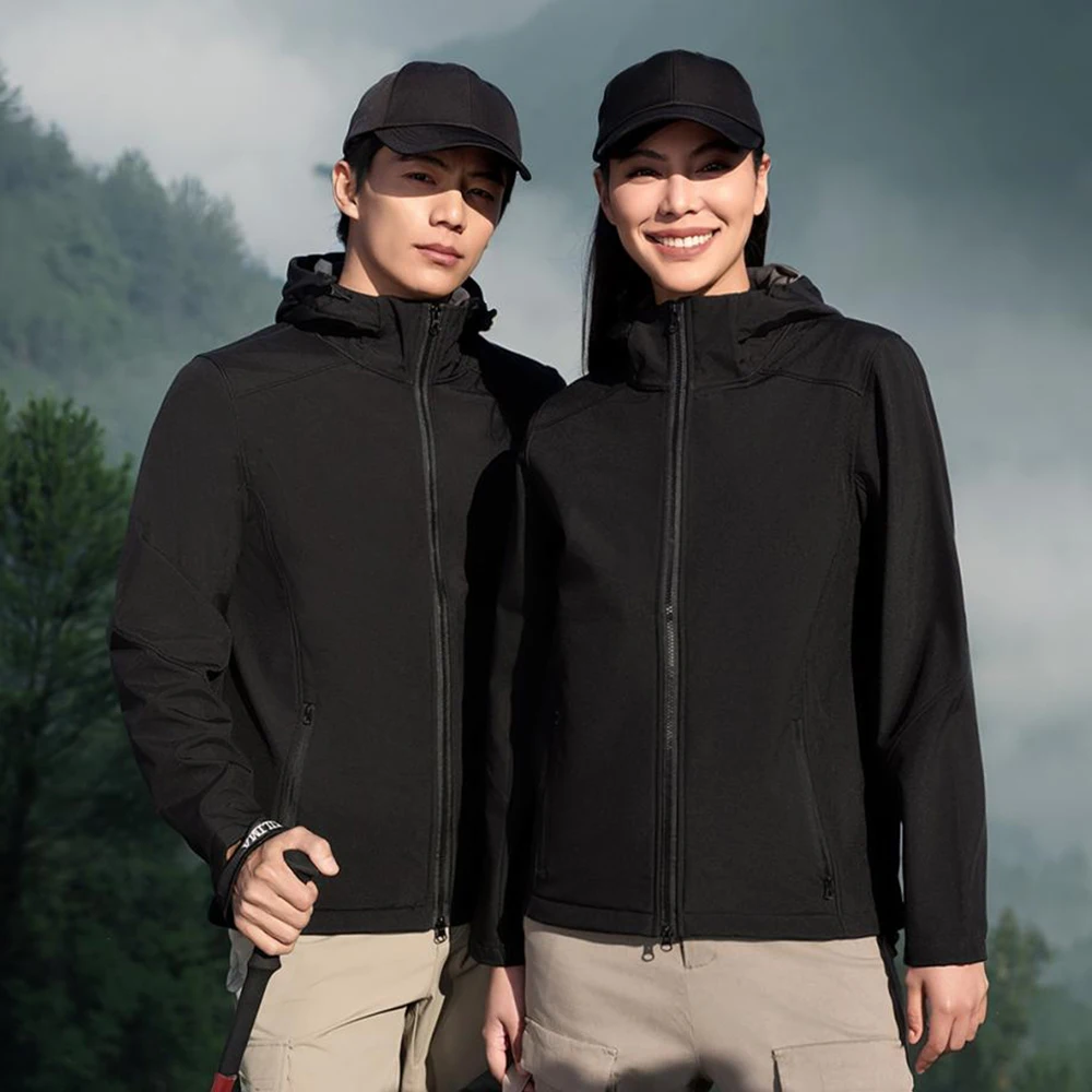 customized logo Men's Waterproof Military Combat Jacket Tactical Soft Shell Fleece Jackets Windbreaker Hooded LS-C616