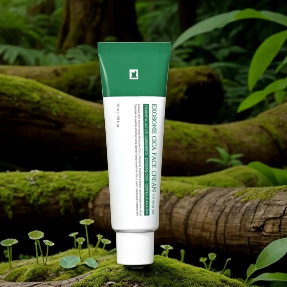 كريم وجه عشبة الثلج صغير الحجم من exocrine يصلح بطف البشرة الحساسة ويحسن اللحمرار والجفاف كريم وجه للعناية بالبشرة #6