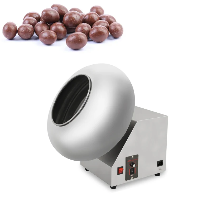 Snack Seasoning Machine Food Flavoring Mixer Almond Sugar Syrup Small Candy Chocolate Coating Machine