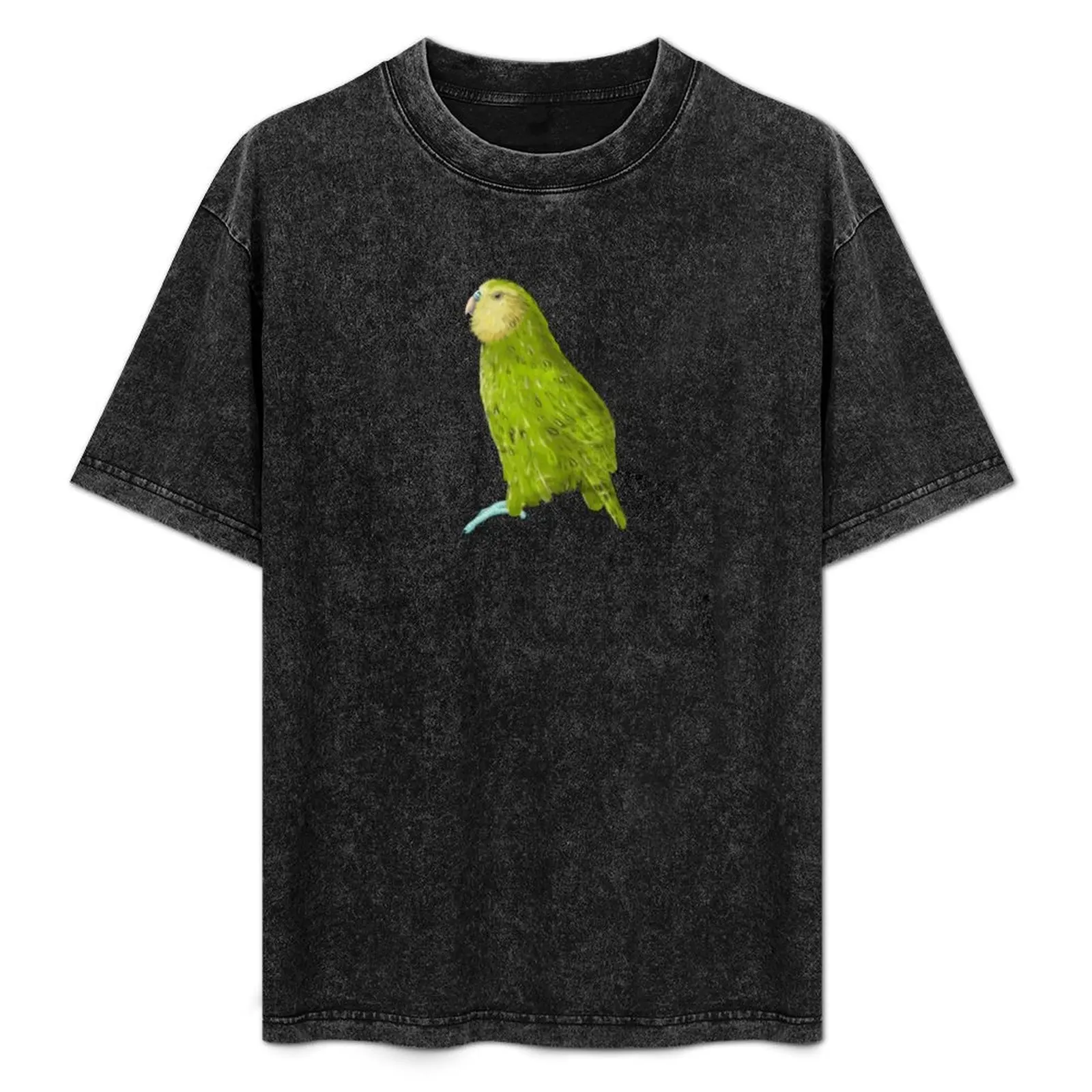 Camiseta Sinbad the Kakapo, camiseta con estampado de estilo moderno