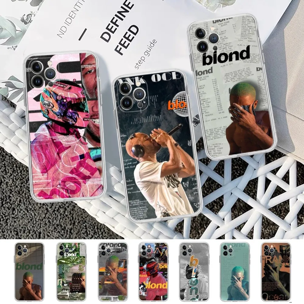 Singer Frank Blonde Oceans Hot Phone Case For IPhone 16 15 14 13 12 Mini 11 Pro XS Max X XR SE 6 7 8 Plus Soft Silicone Cover