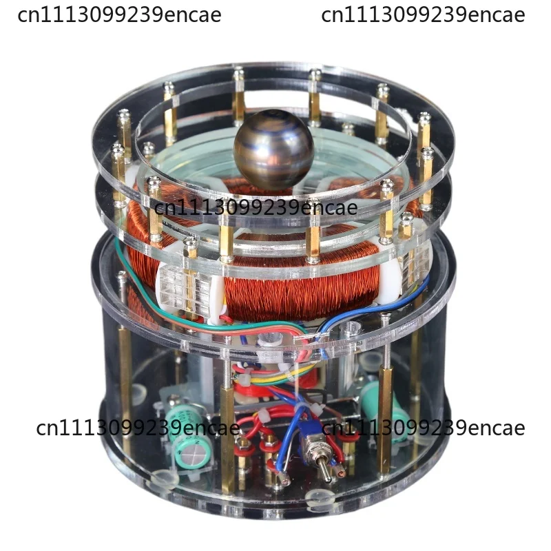 Induction Motor Model Columbus Egg Display Explains Rotating Magnetic Field Science and Technology Museum Demonstration Model