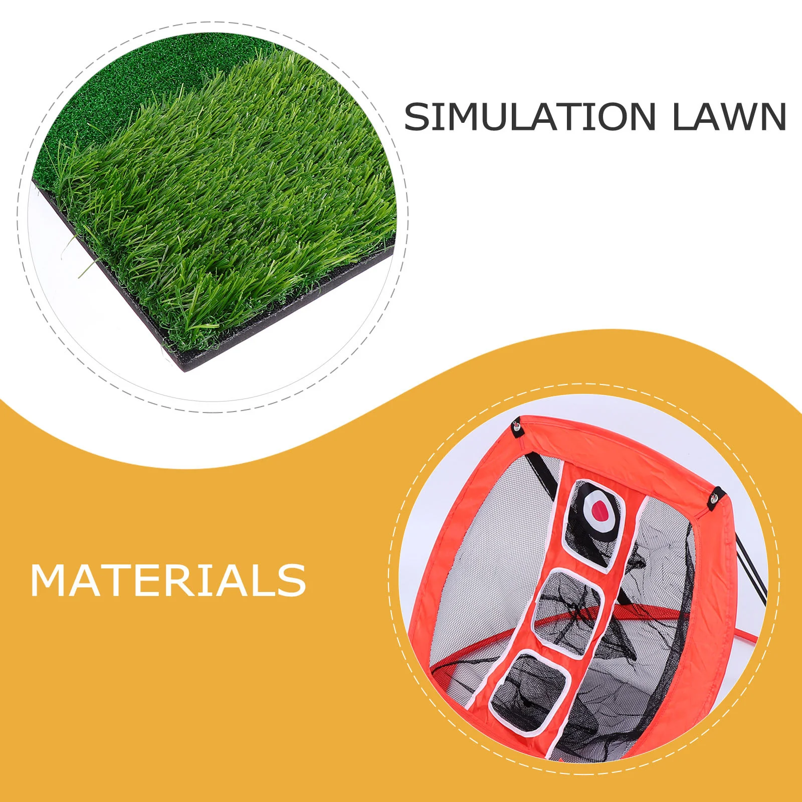 

1Set Golf Practice Set All-in- Solution for Accuracy and Control Ideal for Family Friends Practice Sessions