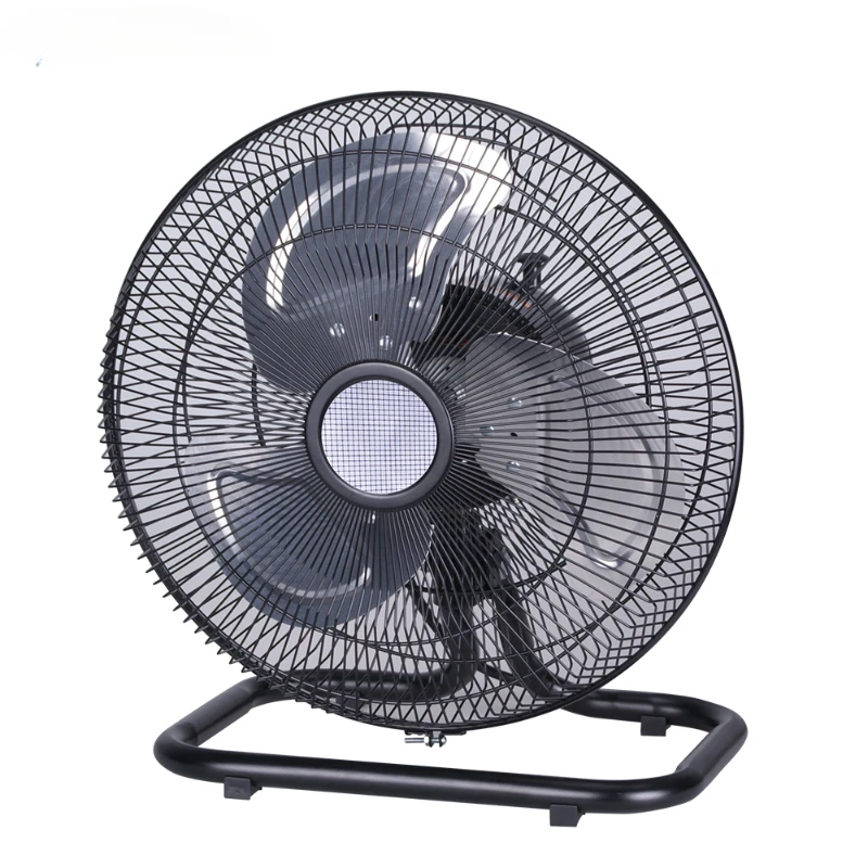 High-speed metal oscillating floor fan