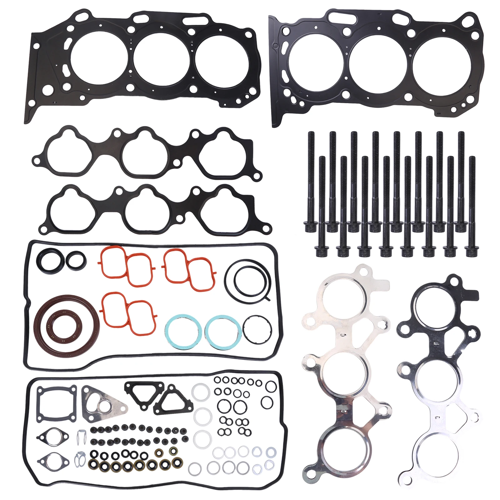 

Head Gasket Set w/Bolts Compatible for 2005-15 Toyota Camry Sienna Lexus ES350 3.5L 2GRFE