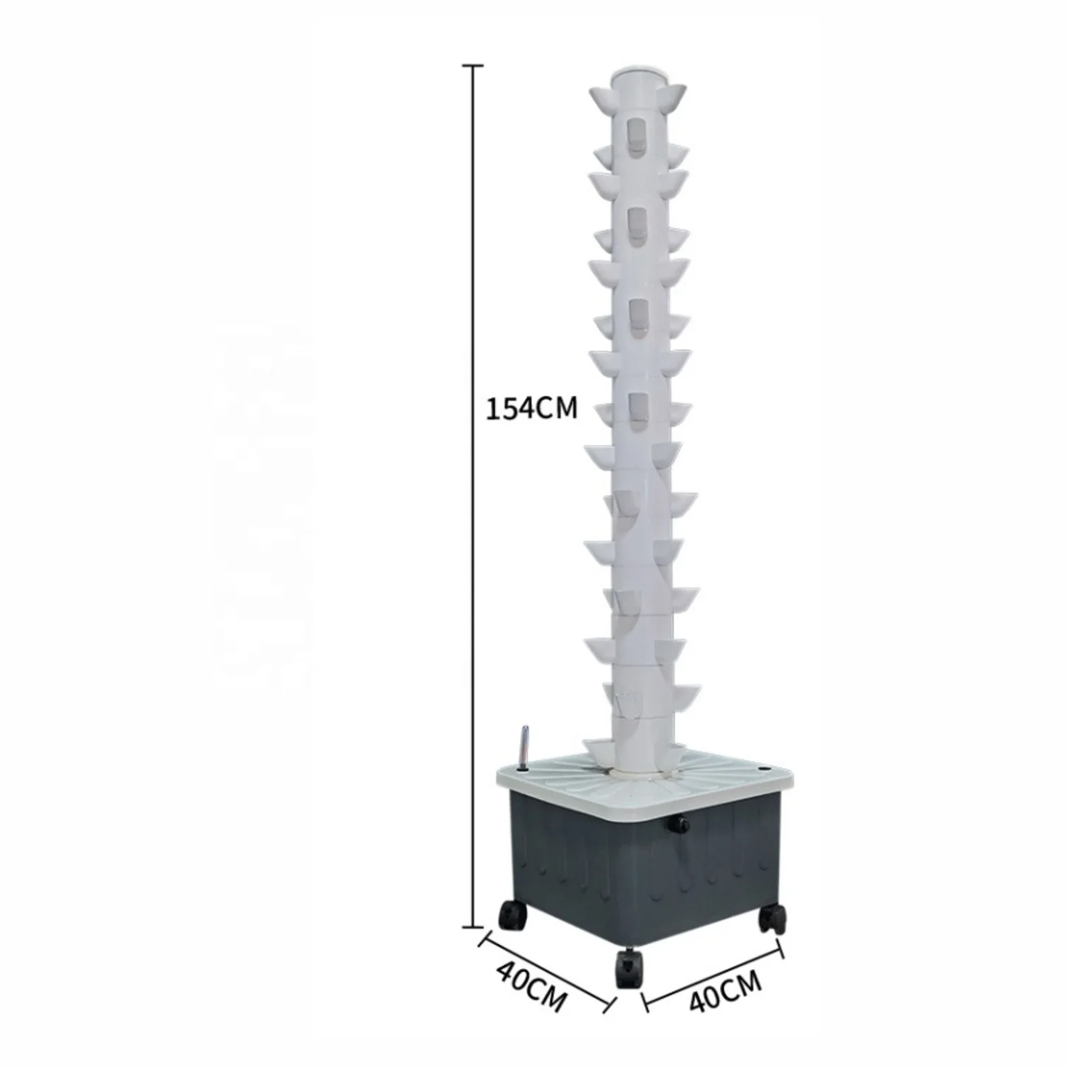 High-quality air towers for hydroponic vertical growth systems in garden greenhouses
