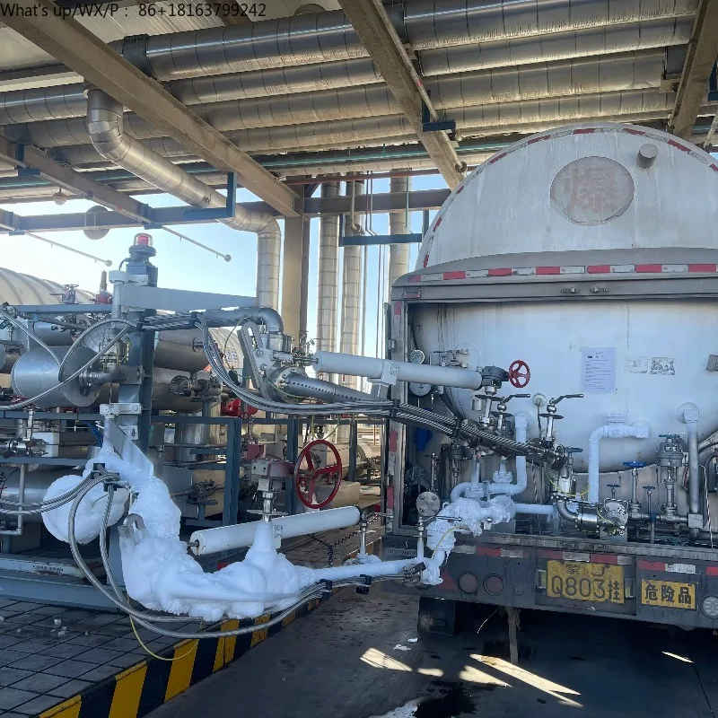 

Low Temperature LNG Intelligent Loading Skid Installs Loading Arm Batch Controller Control Valve