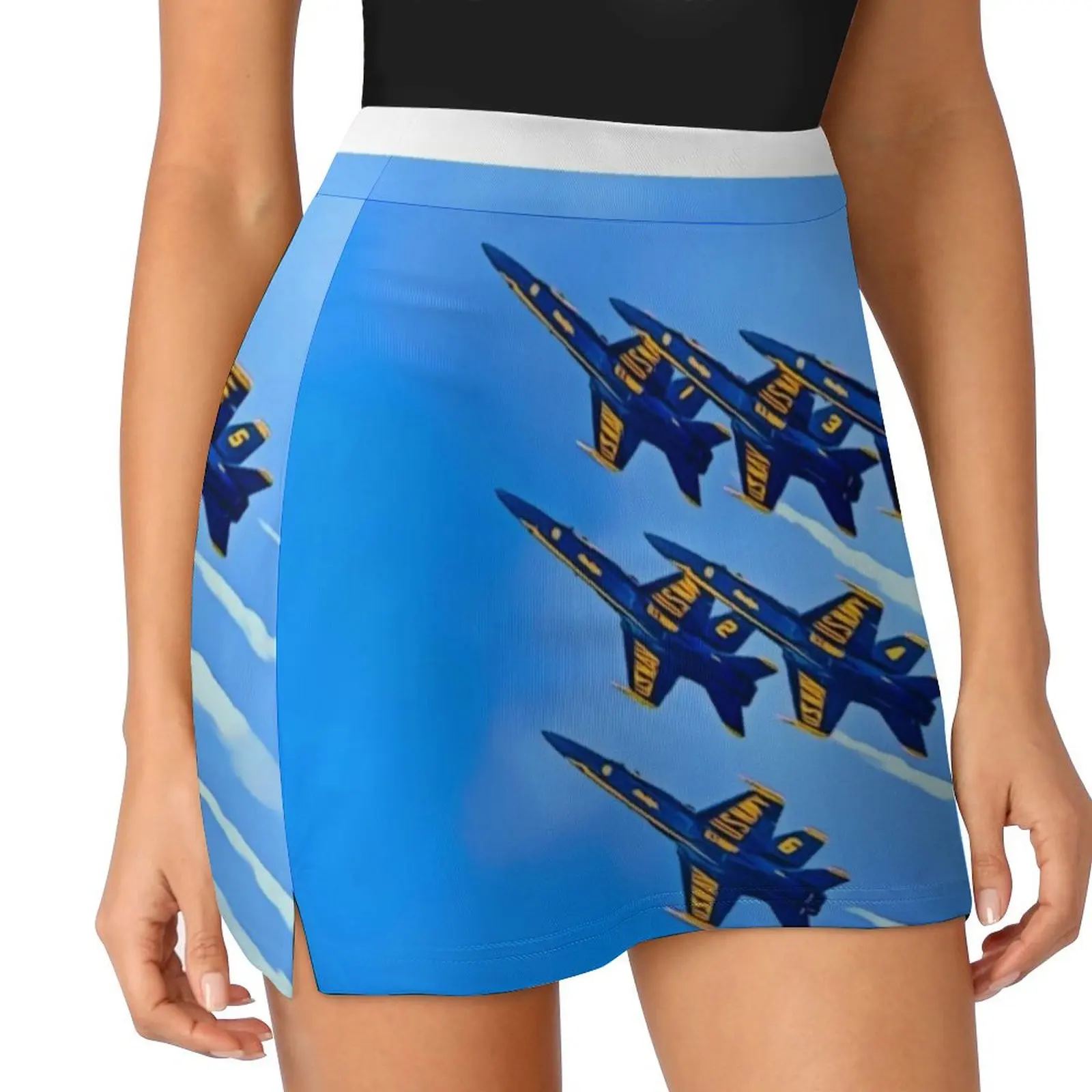 

Into The Wild Blue Yonder Mini Skirt Female skirt outfit korean style Woman skirts