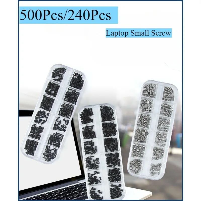

M2 M2.5 Small Laptop Screw Set 500pcs for Lenovo ASUS Dell HP Notebook Maintenance Watch Eyeglasses Stainless Steel Screws