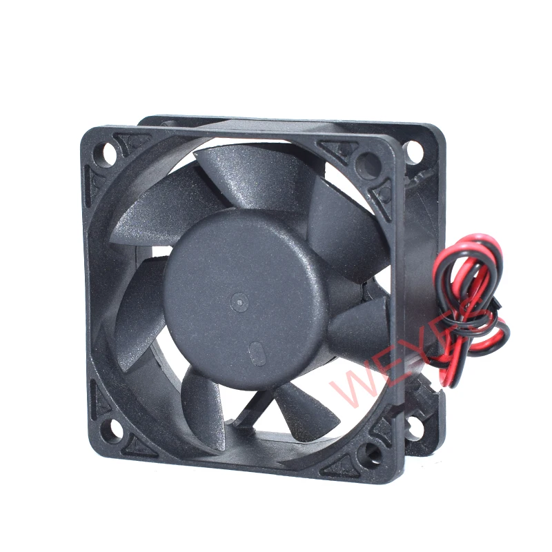 Well Tested FD126025EB DC12V 0.42A 6025 6cm Two Wires Server Square Cooling Fan