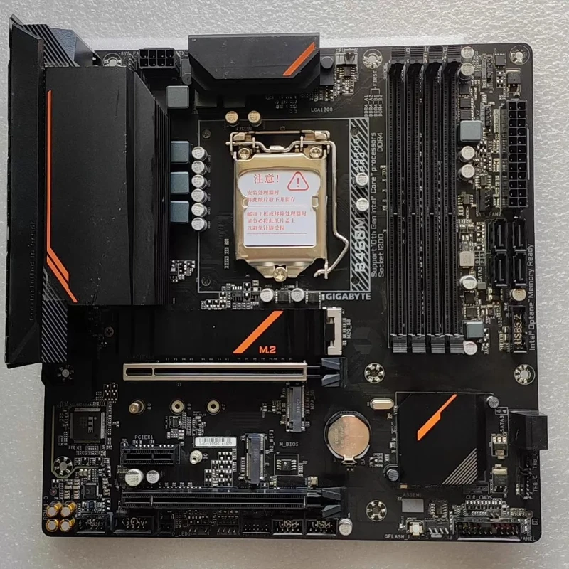Used B460M Micro ATX Motherboard Dual M.2 Ports Complete USB Interface Support DDR4 RAM Desktop Mainboard for GIGABYTE