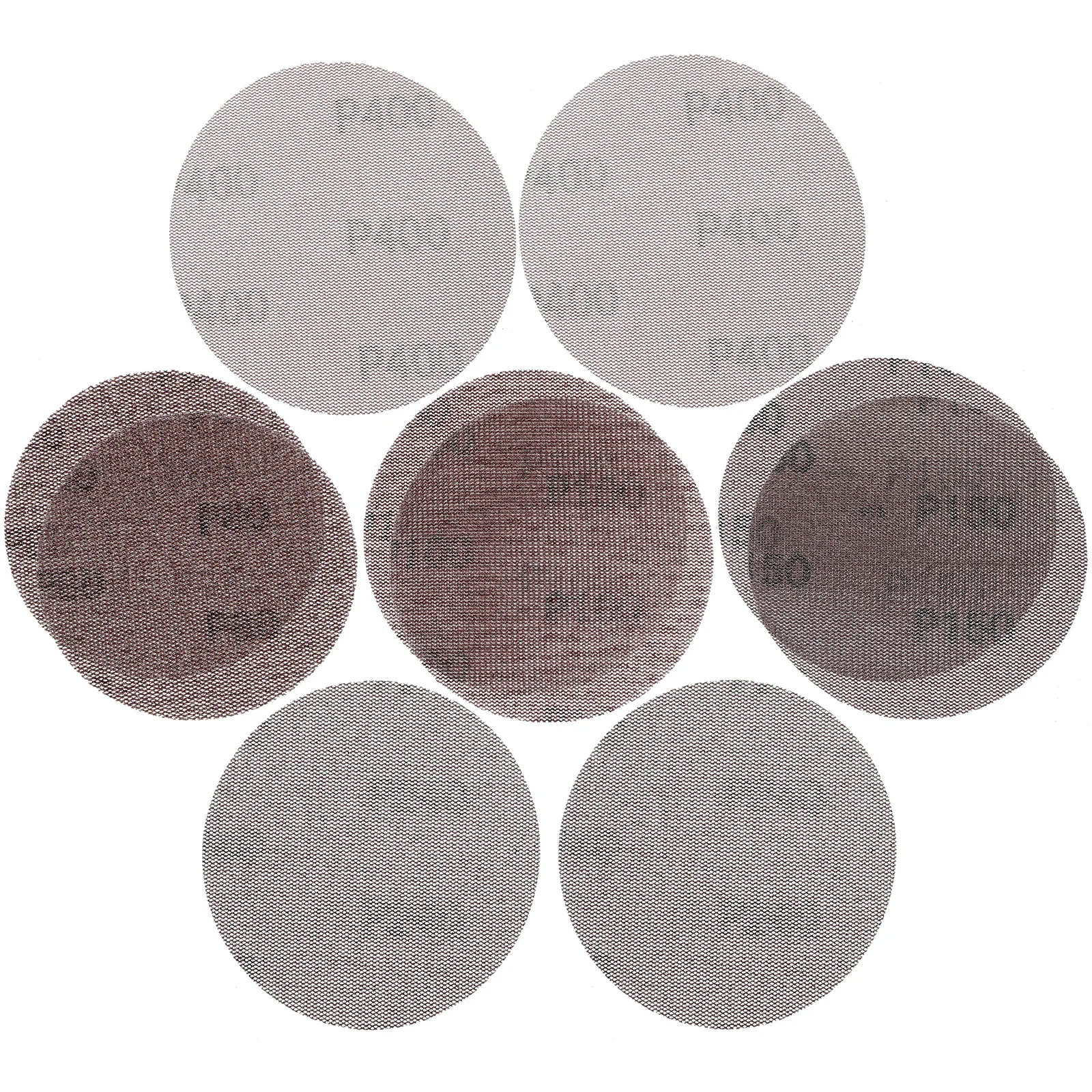 

40 Pcs Anti-blocking Sandpaper Sanding Kit Polishing Paint for Wood Furniture Multi Tool Pads Pes Net Sandpapers