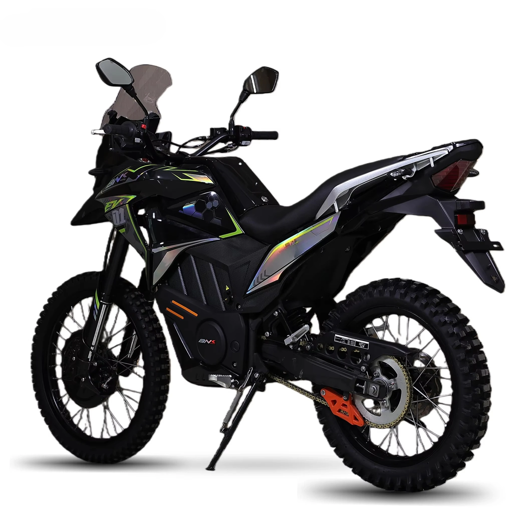 RRE BNK factory electric bicycle adult electric off-road vehicle 72V 18kW 480Nm 110km/h off-road hydraulic disc brakes IP67 150k