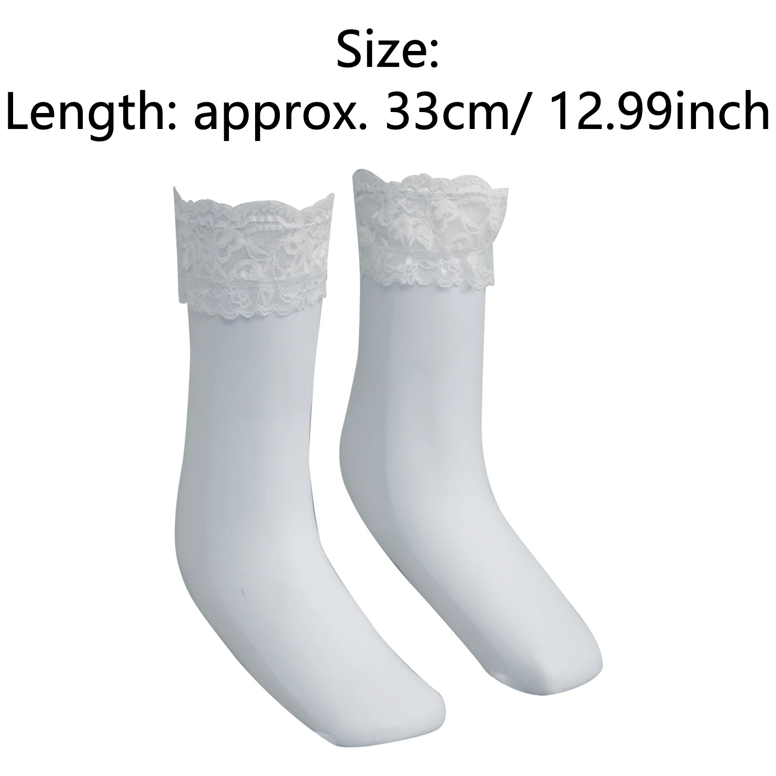 الدانتيل تقليم الجوارب الكاحل الجوارب عارضة كشكش الدانتيل الجوارب لطيف تنفس رقيقة بارد مكشكش تخزين للنساء الفتيات #6