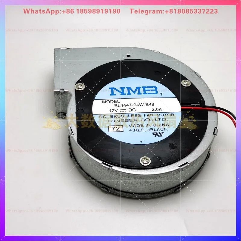 New BL4447-04W-B49 12V 2.0A BBQ Grill Firewood Turkey Turbine Centrifugal Fan Blower