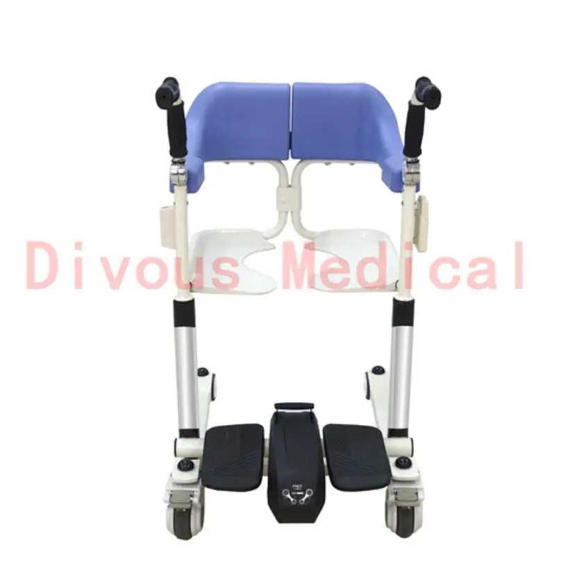 health care wheelchair Remote Control electric lift patient transfer chair for toilet and easy take shower elderly patients an