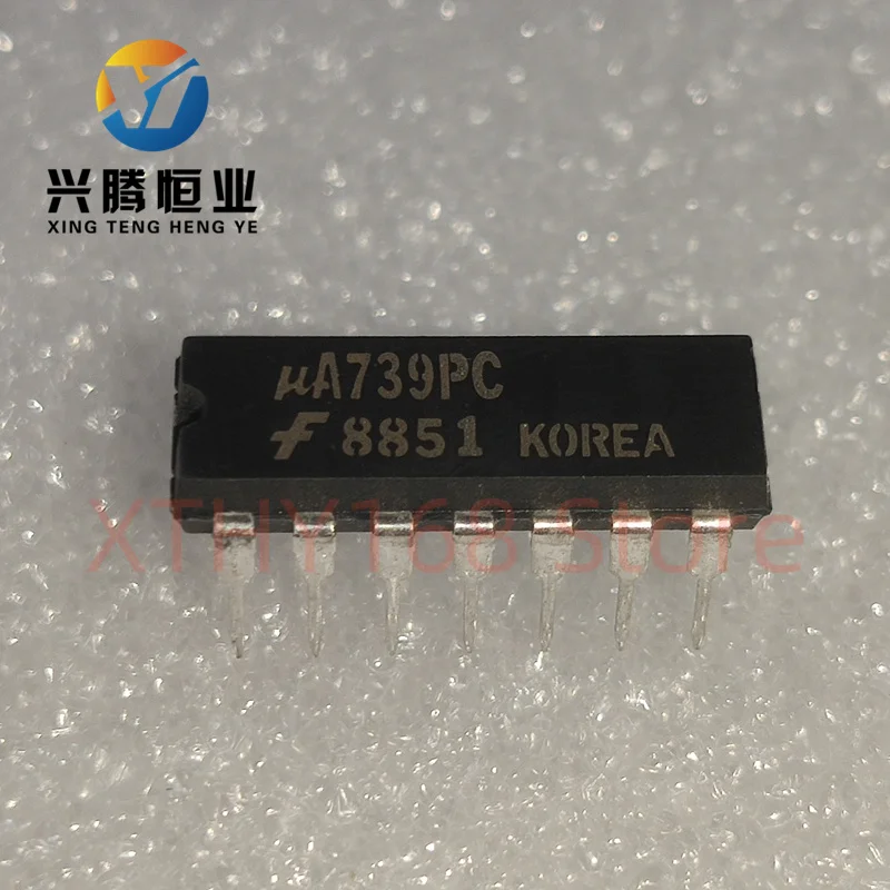 1PCS UA739PC UA739 DIP-14 New Oiginal