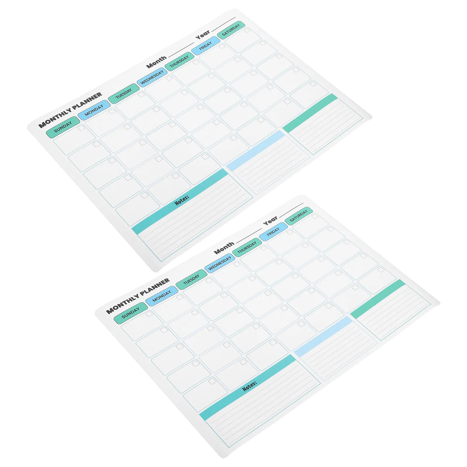 2-pezzi-di-lavagna-cancellabile-a-secco-con-calendario-mensile-autoadesiva-riutilizzabile-per-organizzare-le-attivita-familiari-i-compiti-e-la-cucina