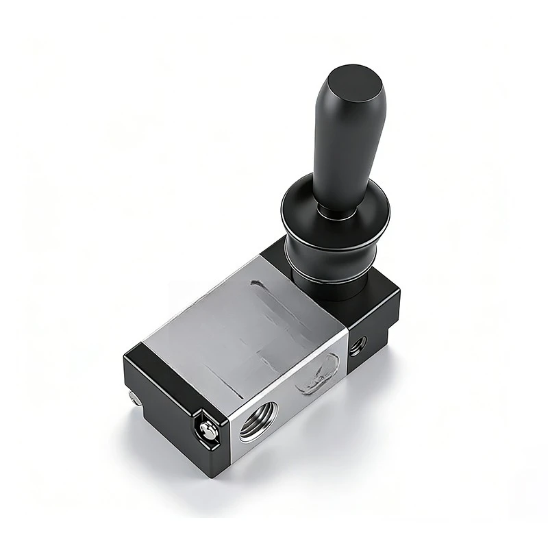 

3-позиционный 2-ходовой пневматический ручной клапан с ручным управлением (толкающий/тянущий)