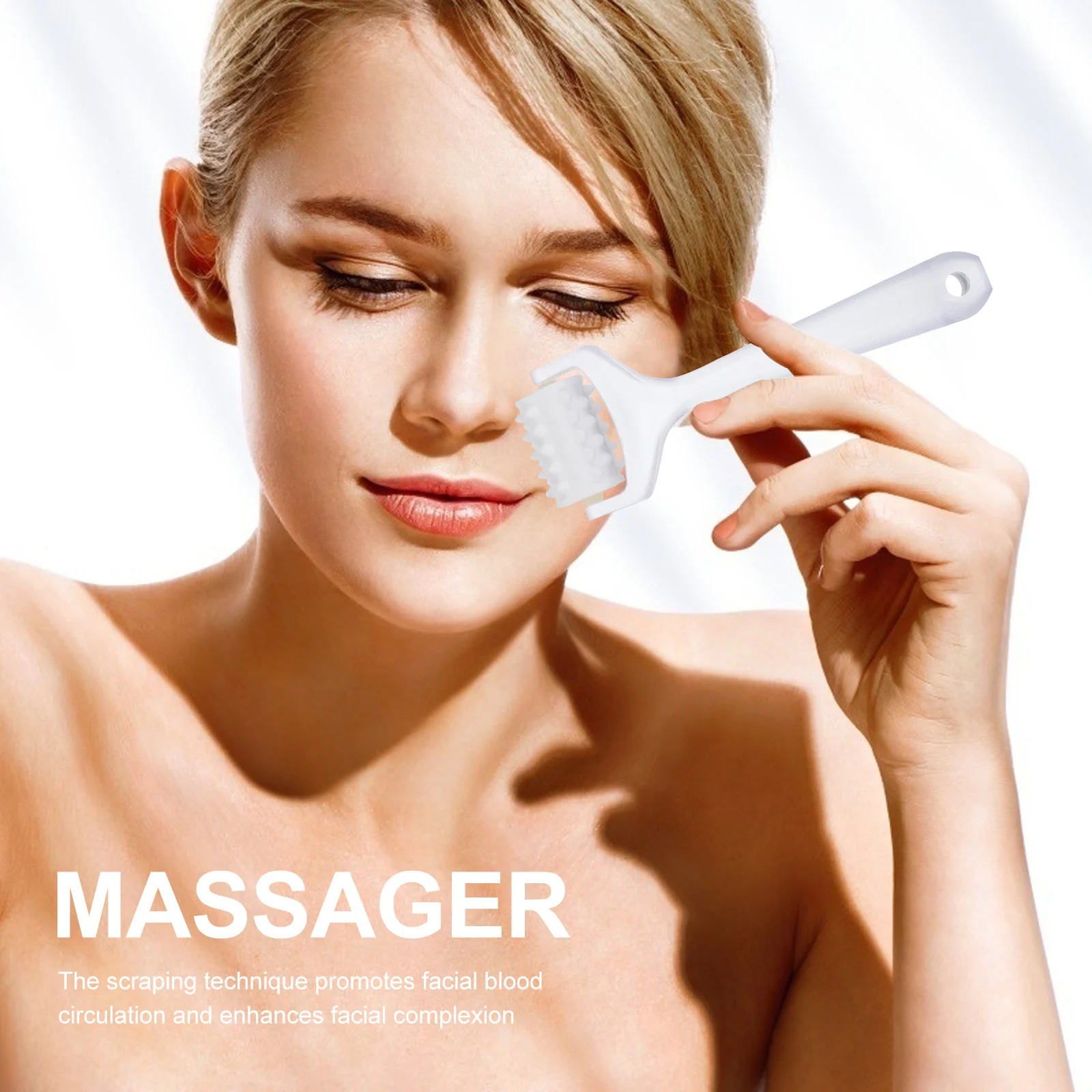 

4pcs Facial Roller For Skin Care Massager Face Wrinkles Relief Tool, Manual Face Lifting Roller, Facial Massage Roller For Women