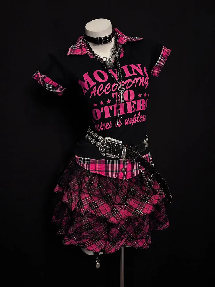 

Футболка Slim Fit Bla ort Sve, винтажная американская футболка с воротником для девочек, повседневная одежда, летний топ из смеси хлопка из полиэстера