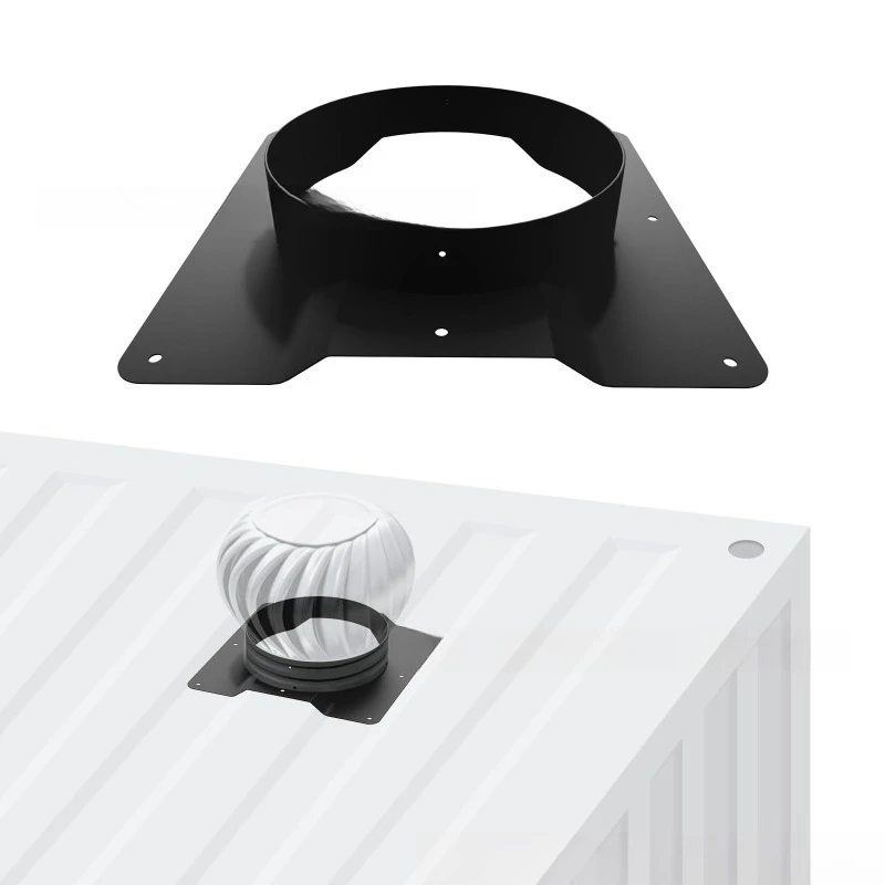 Roof Vent Design Fits Shipping Container Turbine Round Chimney Cap Black White Beige 8inch12inch