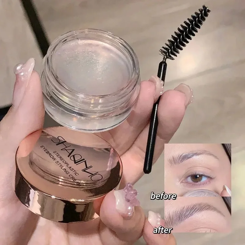 3D Eyebrow Shaping Soap Eyebrow Gel Gel Texture Creates Natural Eyebrows Styling Waterproof Transparent Quick Dry Eyebrow Gel
