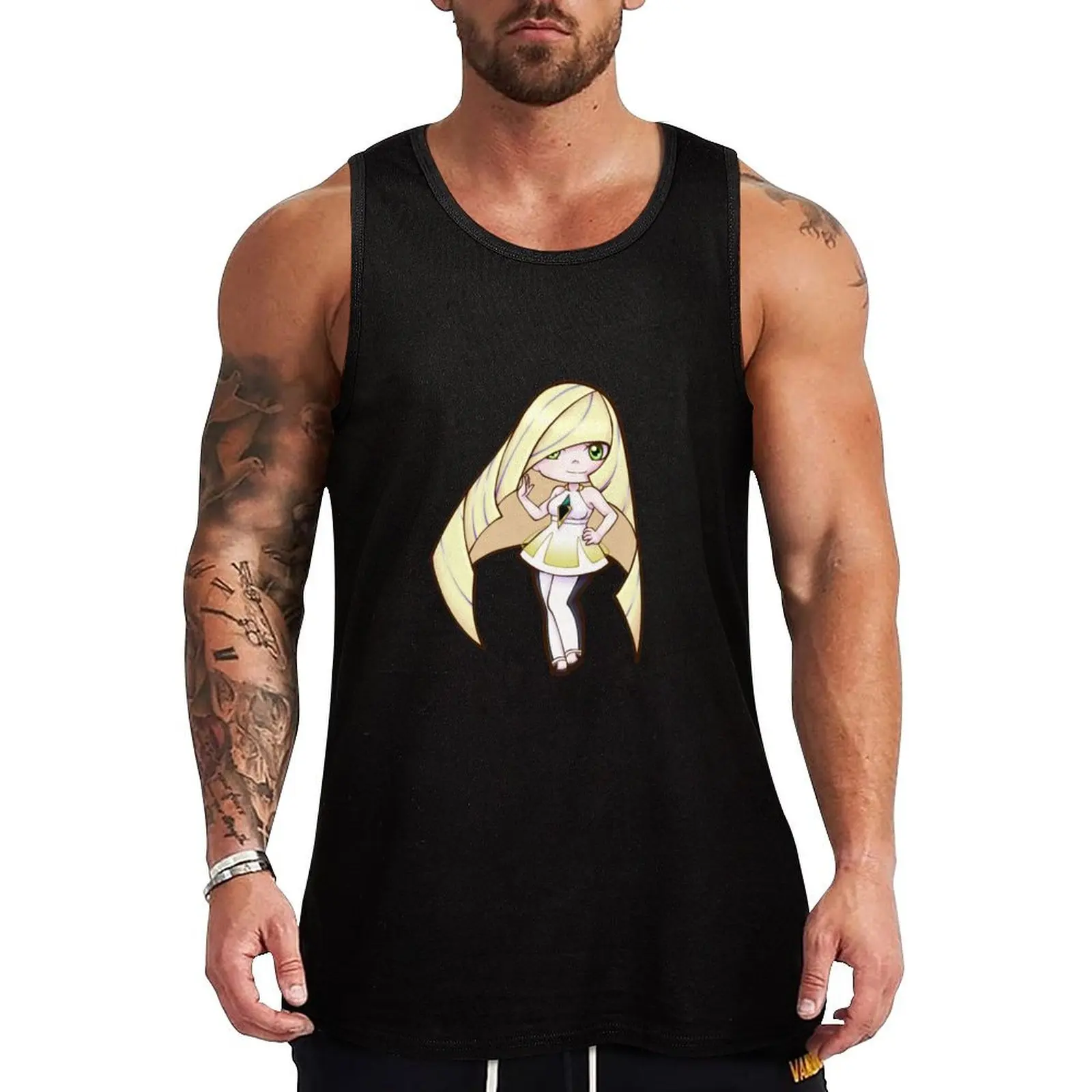 

Aether President Lusamine Tank Top gym t shirt men Men's t-shirts Sports clothing