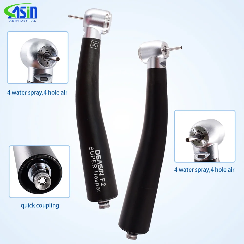 Dental Fiber Optic High speed Handpiece Torque/standard  Head Air Turbine Ceramic Bearing Dentist Tool with NSK coupler DEASIN