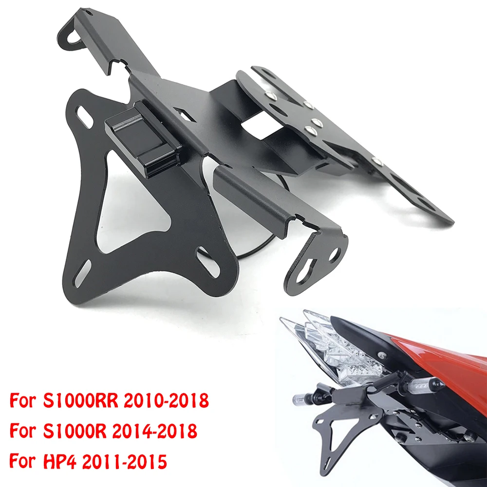 Motorcycle License Plate Frame Holder Tail Tidy Eliminator Registration Bracket For BMW S1000RR S 1000 RR 2010-2018 S1000R HP4