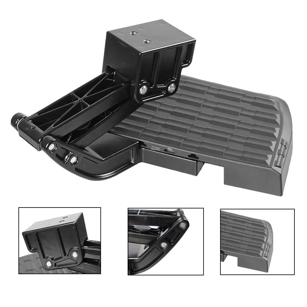 PT392-34140 Retractable Bed Step Bumper Foot Step Folding T-Step Kit For Truck Toyota Tundra Limited Platinum SR SR5 2014-2021 