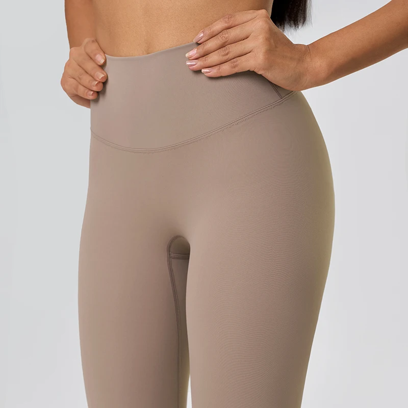 ABS LOLI 25\'\' Women\'s Butt Lifting Yoga Pants No Camel Toe Workout Gym Tights High Waist Sport Leggings