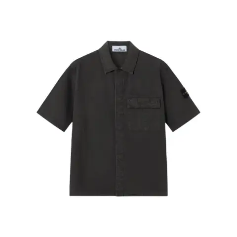STONE ISLAND Shirts Men's Charcoal Gray Lapel Moderate L1S151200031S00WNV0165
