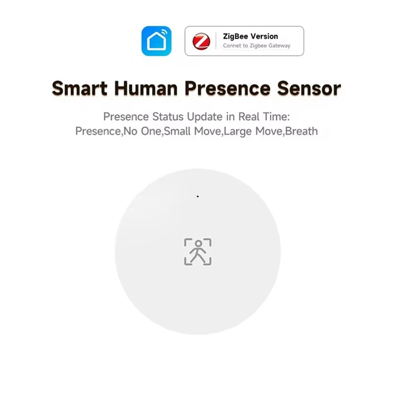 Tuya Zigbee 24G Detector de haz de presencia humana Persona Sensores estáticos de movimiento de detección de rader de alta precisión