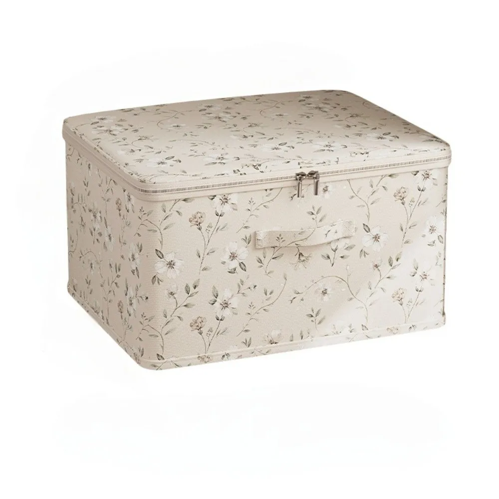 

Foldable Clothes Quilt Storage Box Space Saving Washable Wardrobe Storage Bins Large Capacity Dustproof