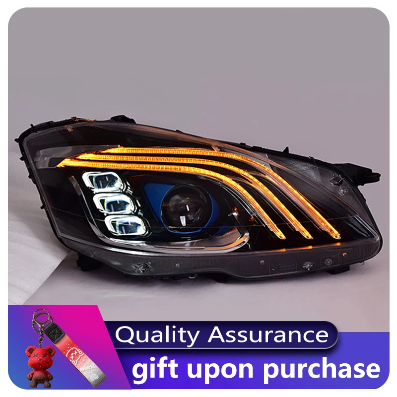 قطع غيار السيارات ل 2006-2012 مرسيدس بنز S-Class W221 s300 s350 المصباح LED السيارات الجبهة مصابيح المركبات اكسسوارات أدوات ضوء النهار